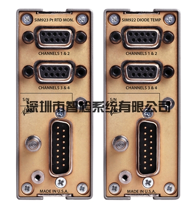 SIM922 和 SIM923 — 二极管和铂 RTD 监视器