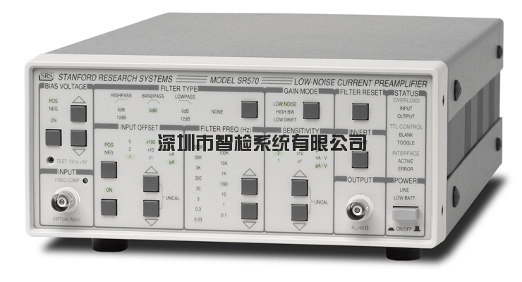 SR570 — 低噪声电流前置放大器