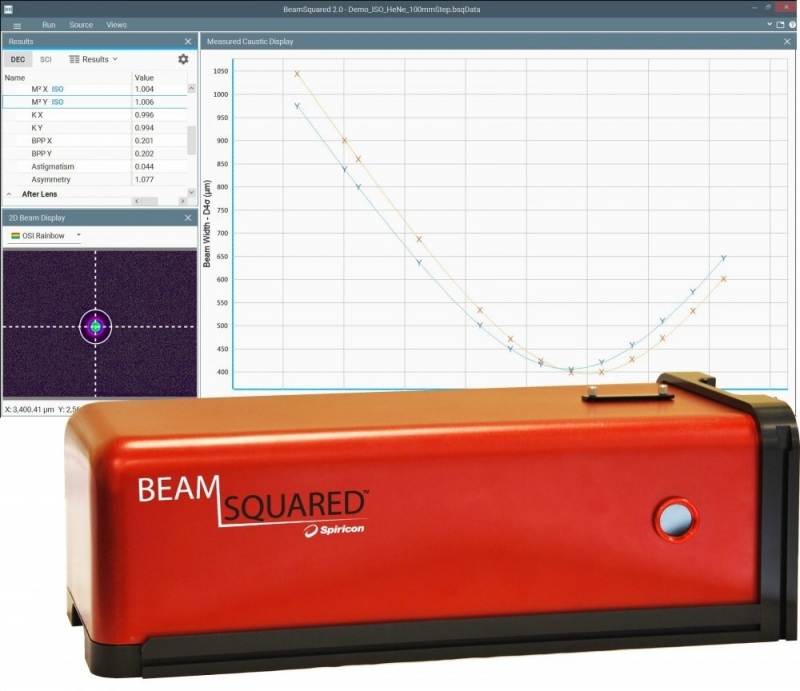 陕西 BeamSquared® XC130自动测量光束质量工业科学研究发展ophir